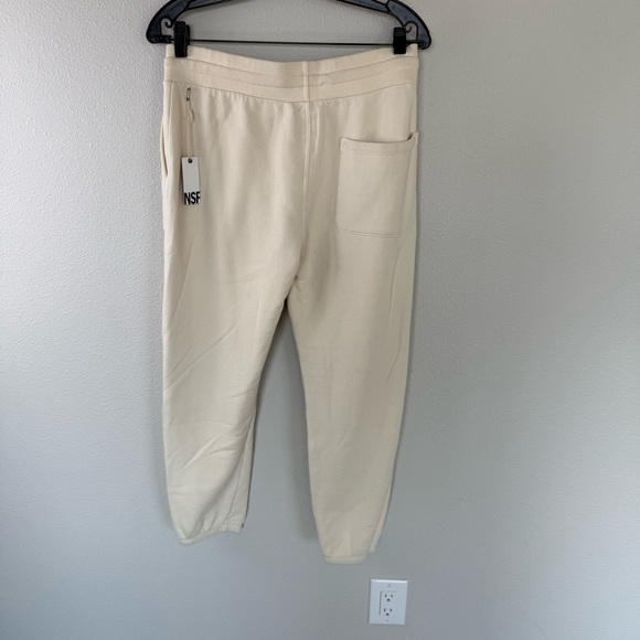 New NSF Ozzie Porkchop Pocket Sweatpants Jogger Pants French Vanilla NWT Small - Picture 9 of 12